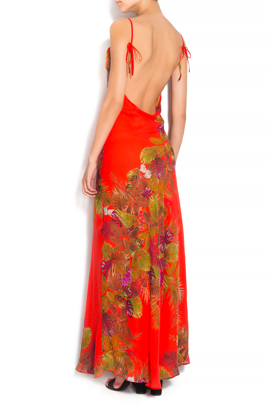 Floral-print silk-georgette gown Arina Varga image 2