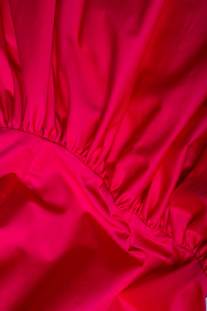 Robe mi-longue en coton stretch à dos ajouré Arina Varga image 3