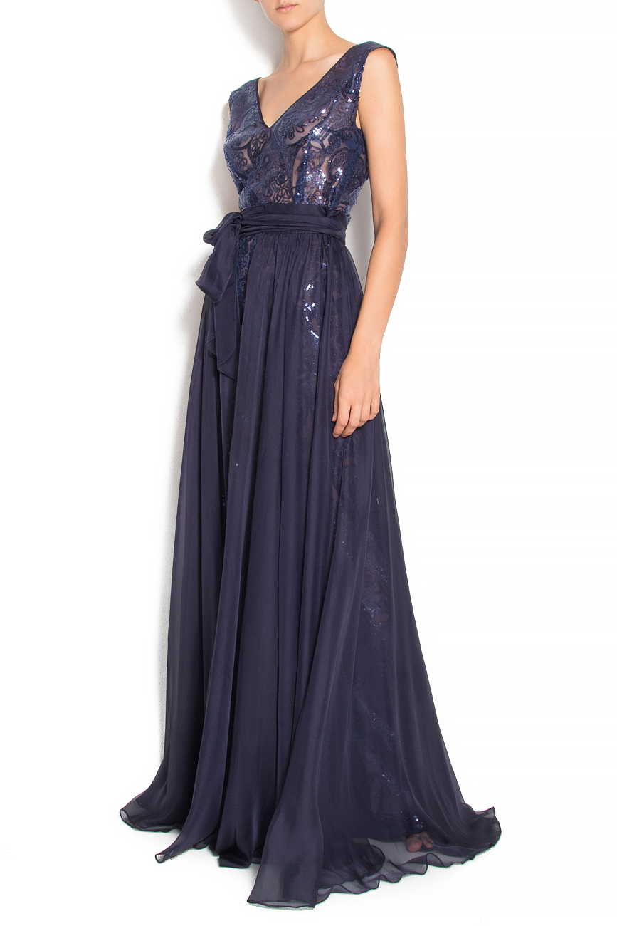 Embellished stretch-silk gown Kiki Dumitrescu image 2