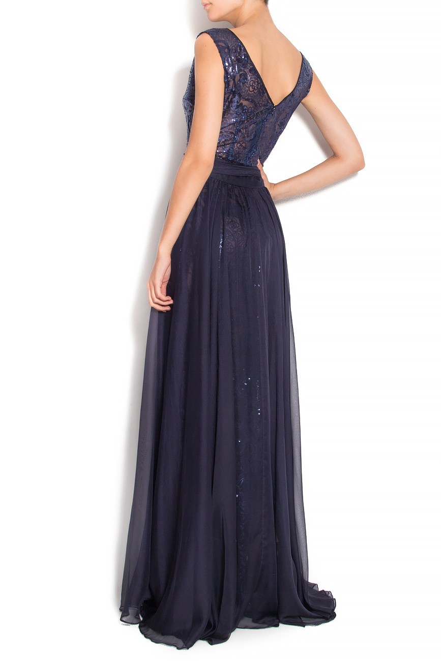Embellished stretch-silk gown Kiki Dumitrescu image 3