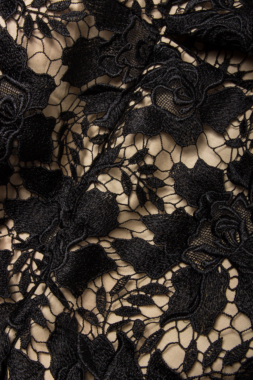Cotton-blend guipure lace mini dress Cristina Staicu image 3