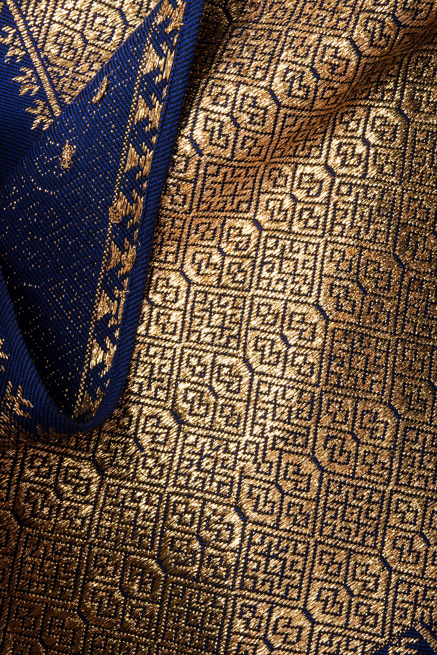 Wrap-effect traditional motifs skirt Izabela Mandoiu image 3