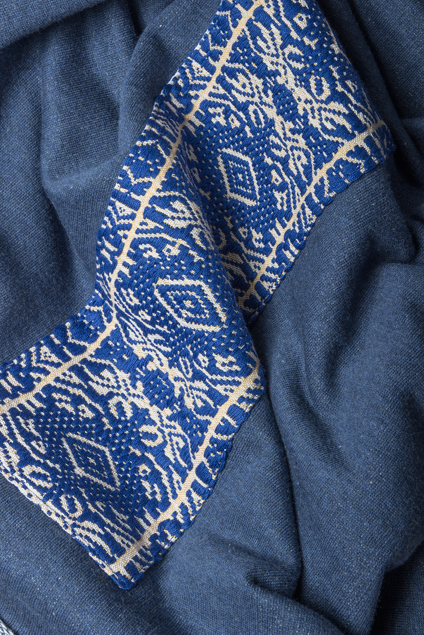 Dark-blue cotton sweatshirt Izabela Mandoiu image 3