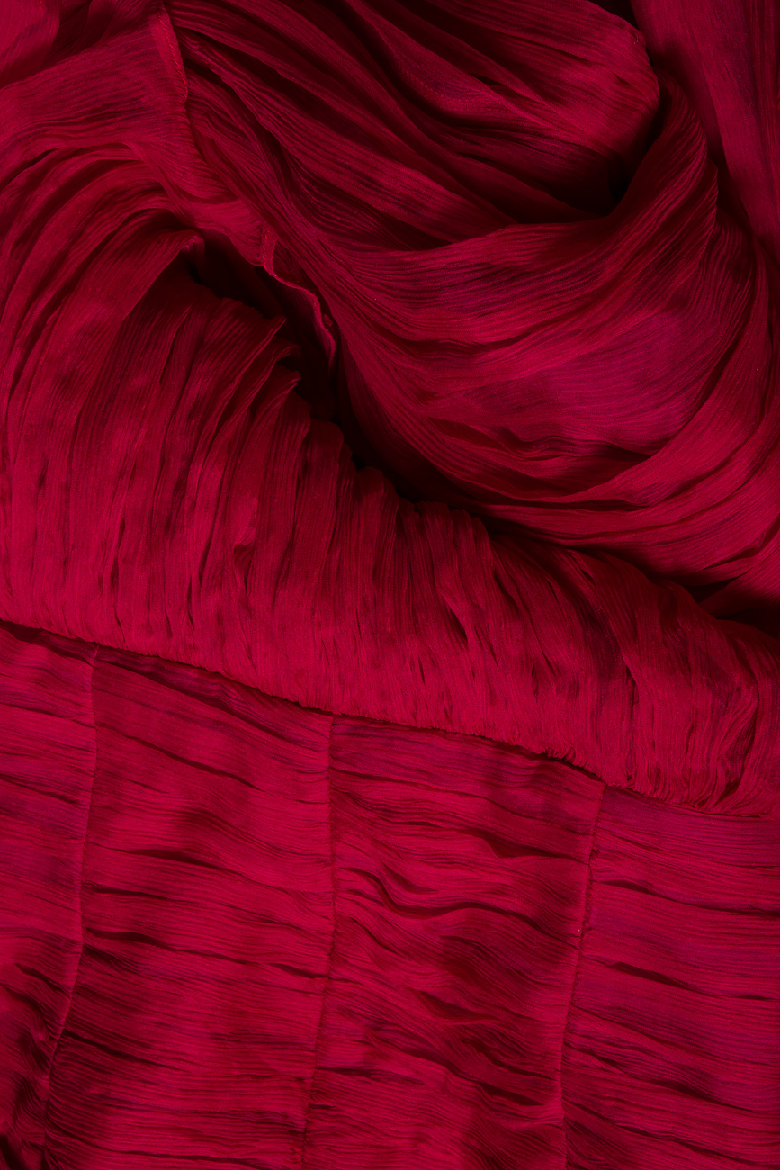 Robe asymétrique en soie 