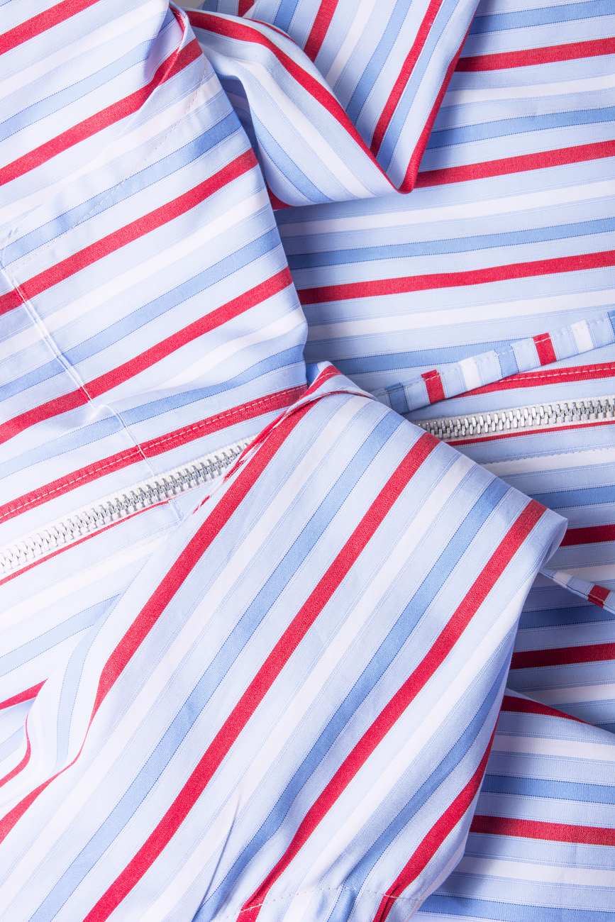 Striped cotton shirt dress Lure image 3