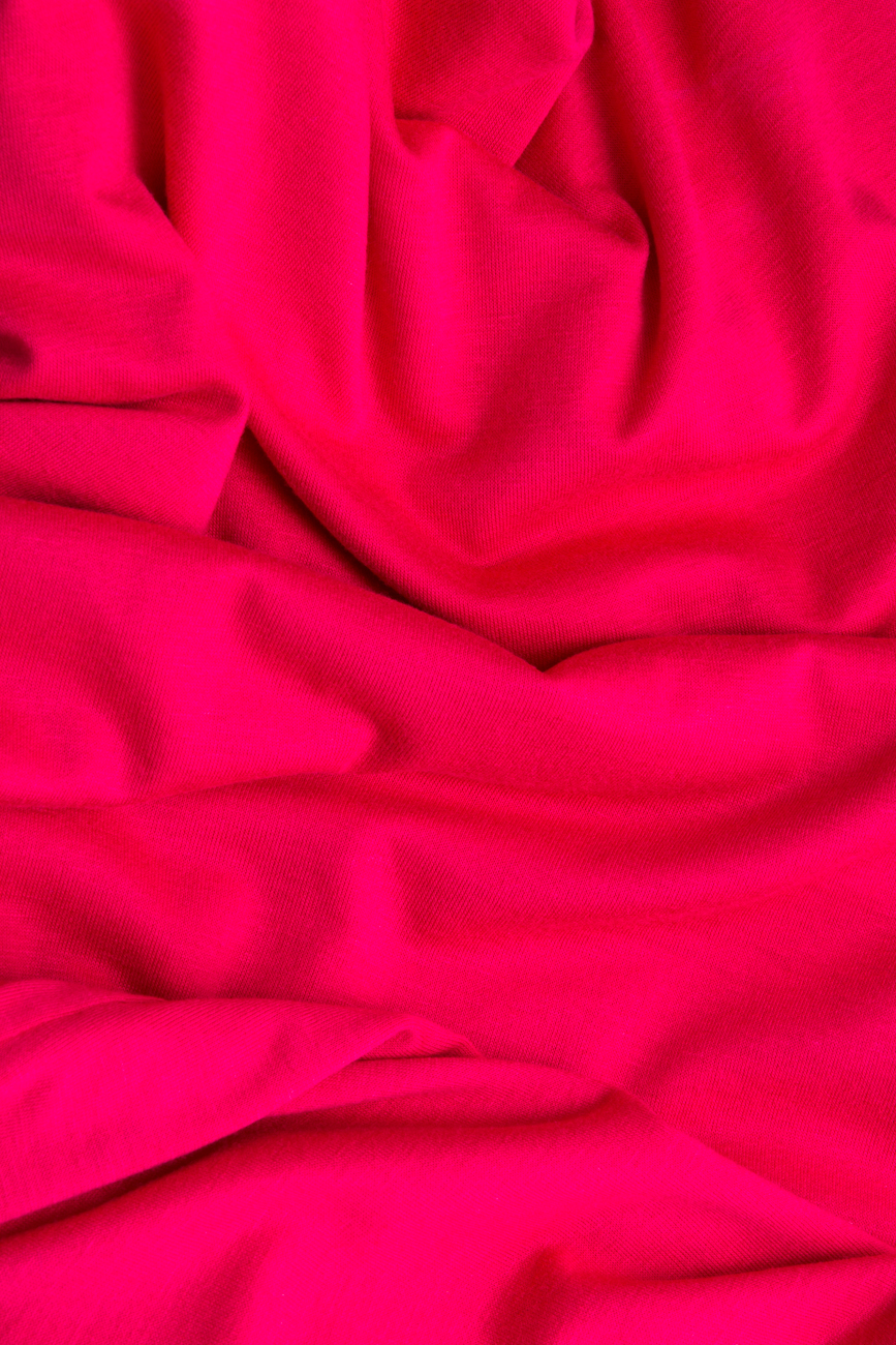 Cutout stretch cotton-blend midi dress Lure image 3