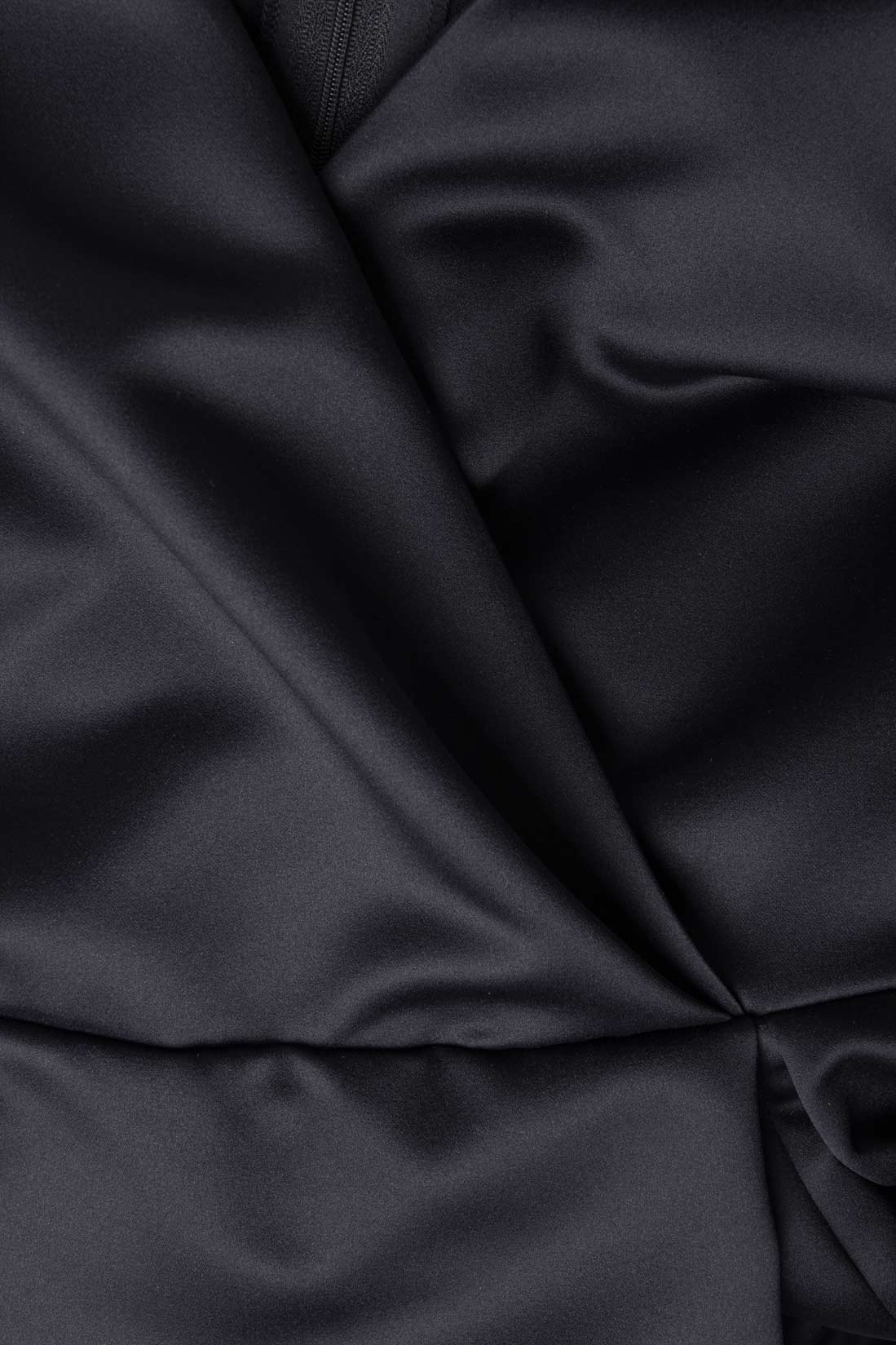 Robe longue noire en taffetas Claudia Castrase image 3