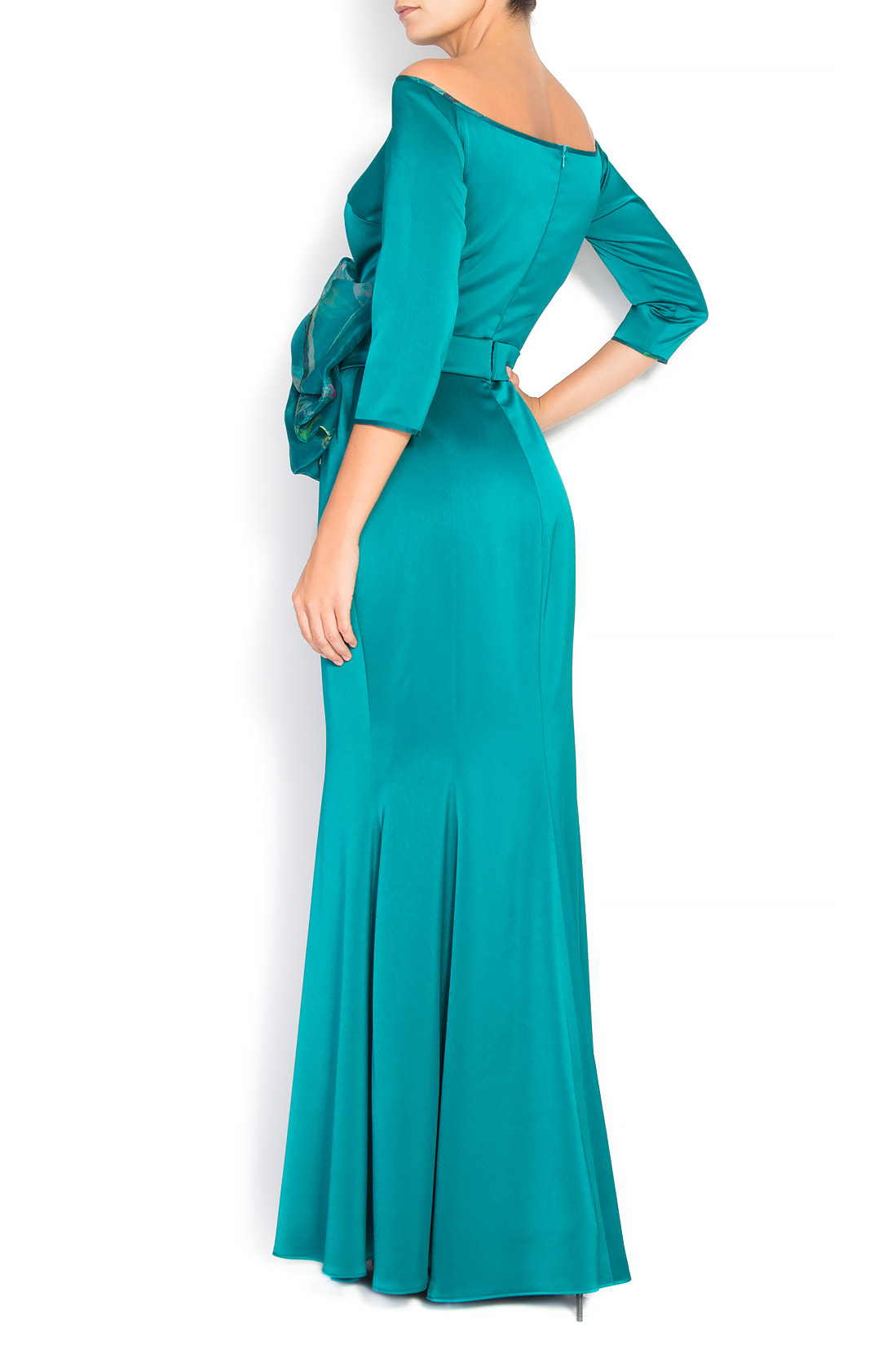 'Emerald Organza' silk gown Raffaela Moraru image 2