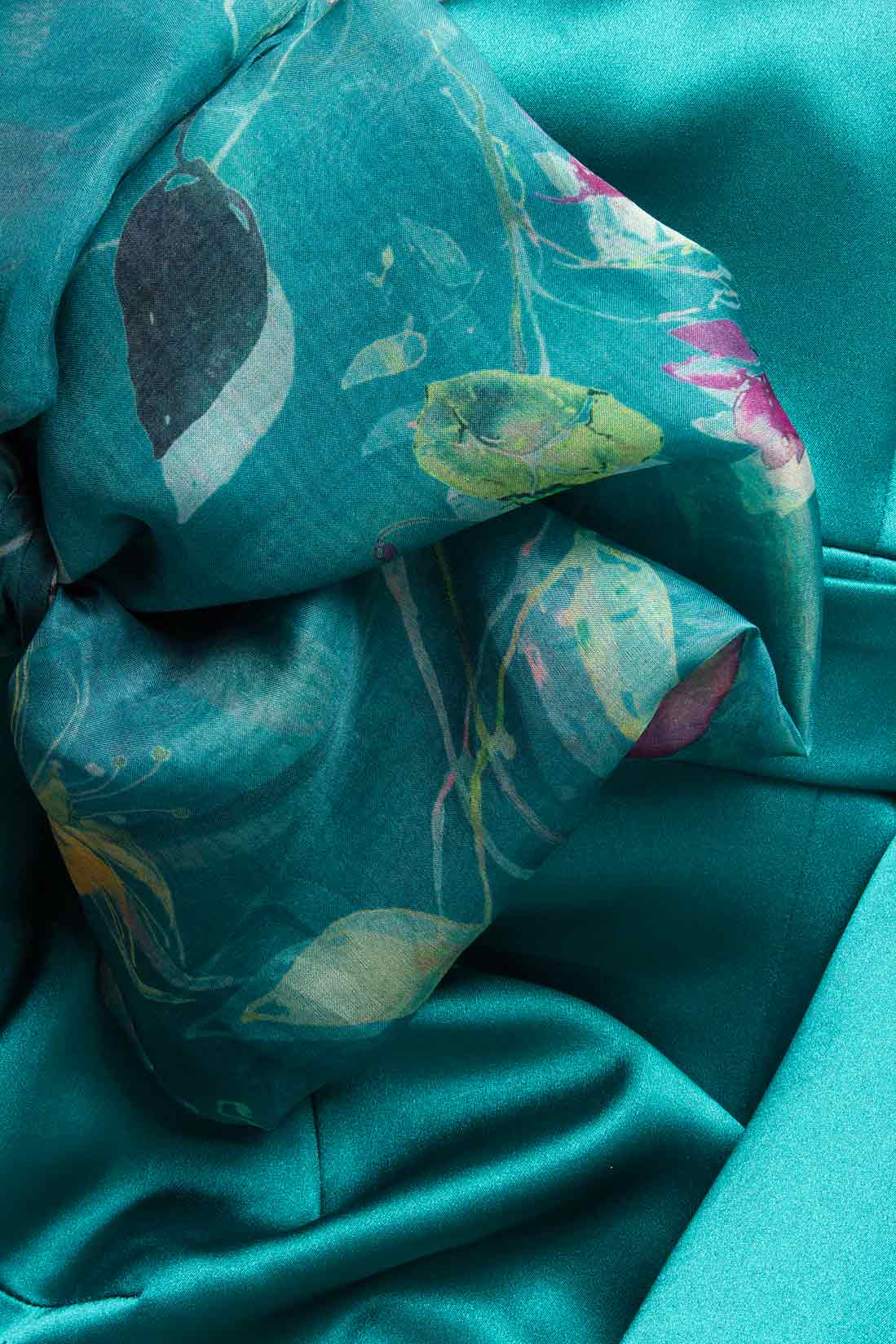 'Emerald Organza' silk gown Raffaela Moraru image 3