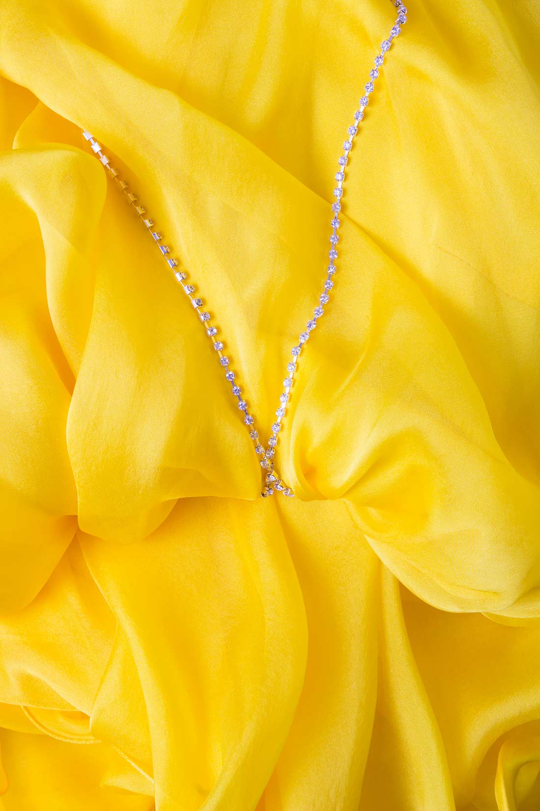 'Gold' silk gown Raffaela Moraru image 3