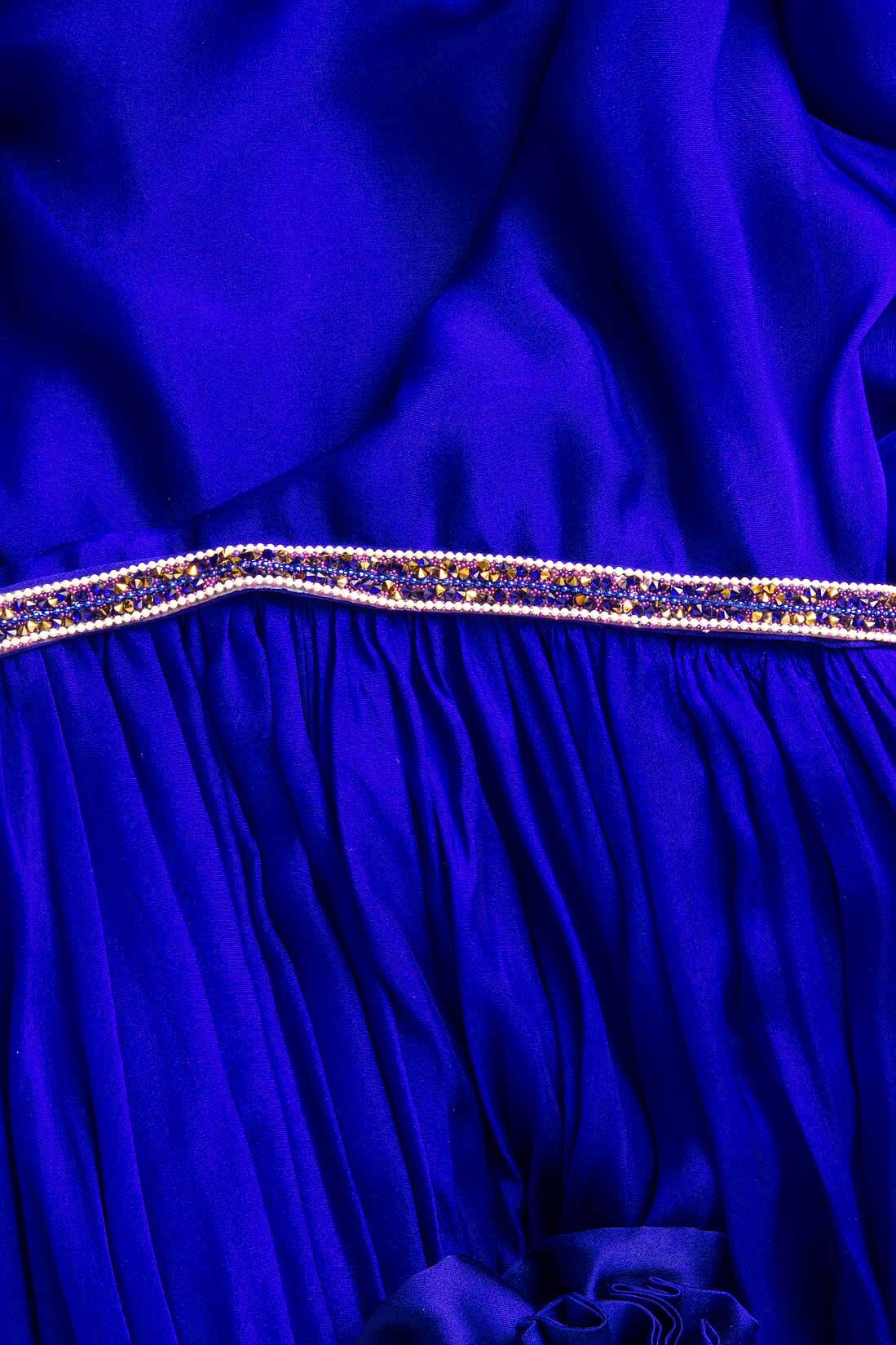 'Midnight' one-shouldered silk dress Raffaela Moraru image 3