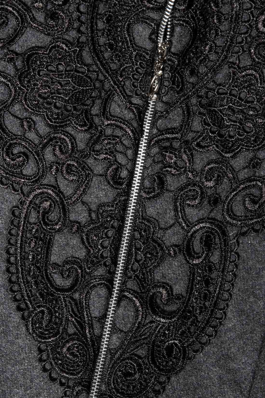 Embroidered wool-blend coat Maia Ratiu image 4