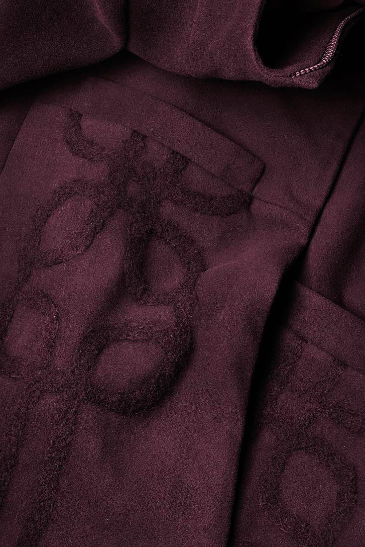 Manteau en gabardine à ornements en laine Constantine Renakossy image 3