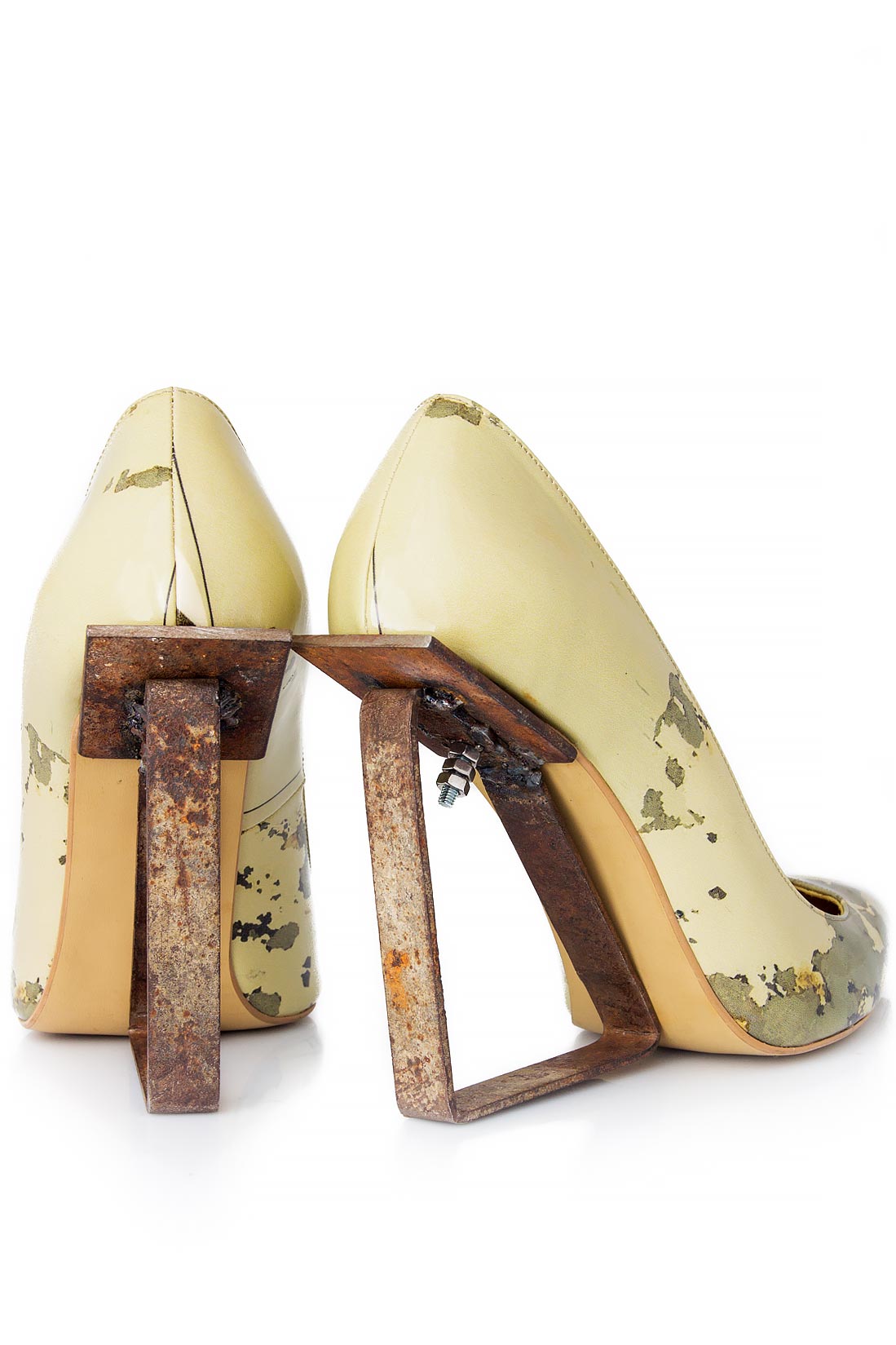 Pantofi din piele ''Wolfgran'' Bianca Georgescu imagine 2