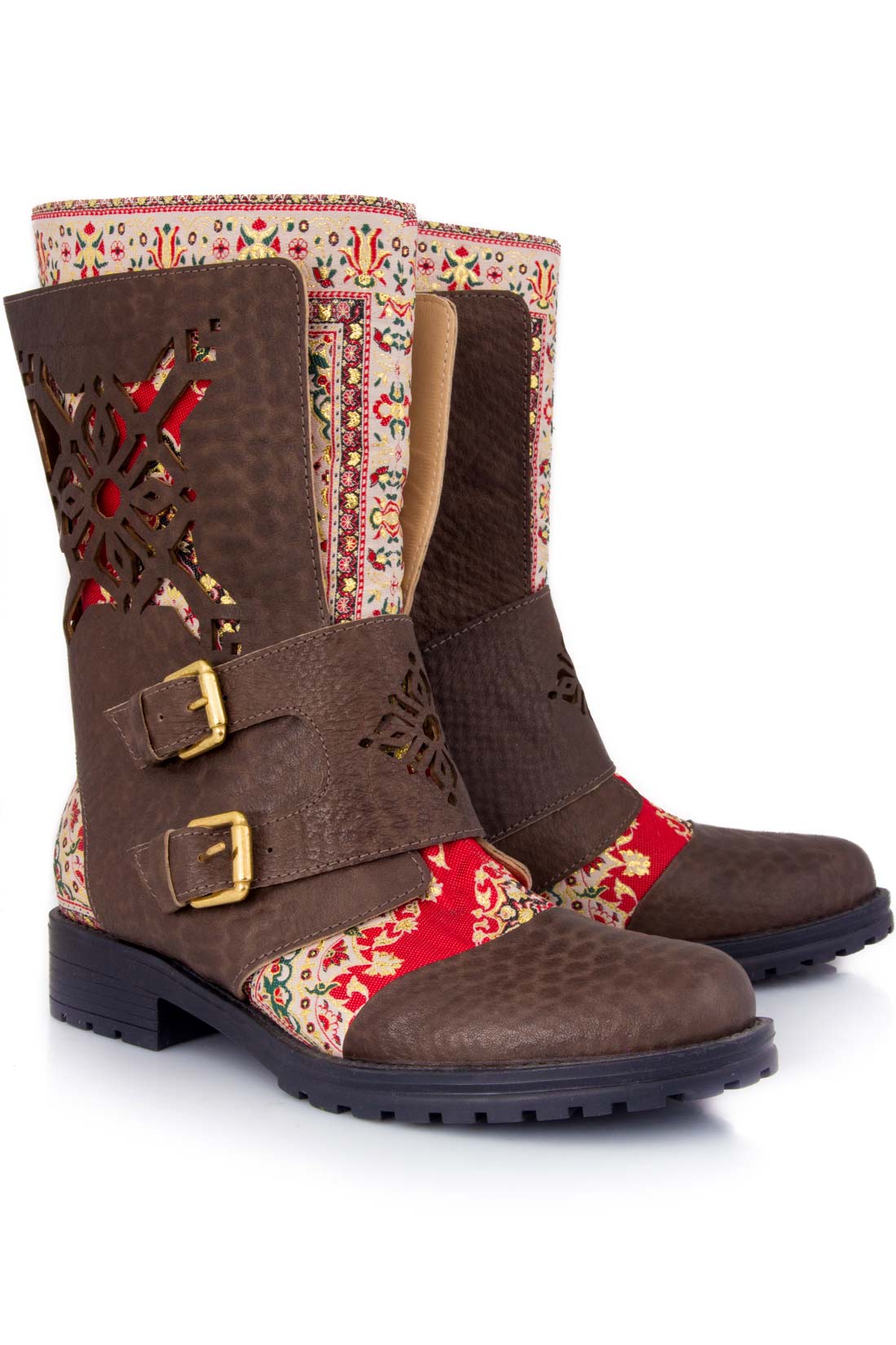 'Naeva' leather boots Bianca Georgescu image 1