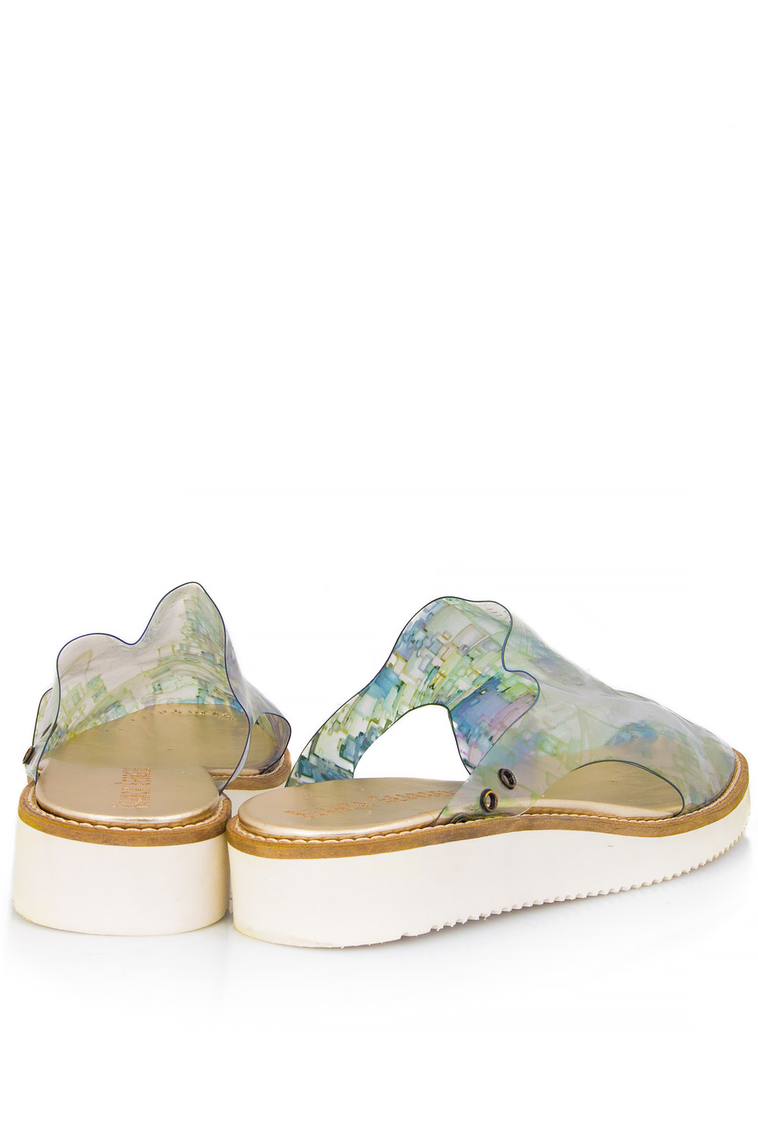 'Nurdle' printed PVC slippers Bianca Georgescu image 2