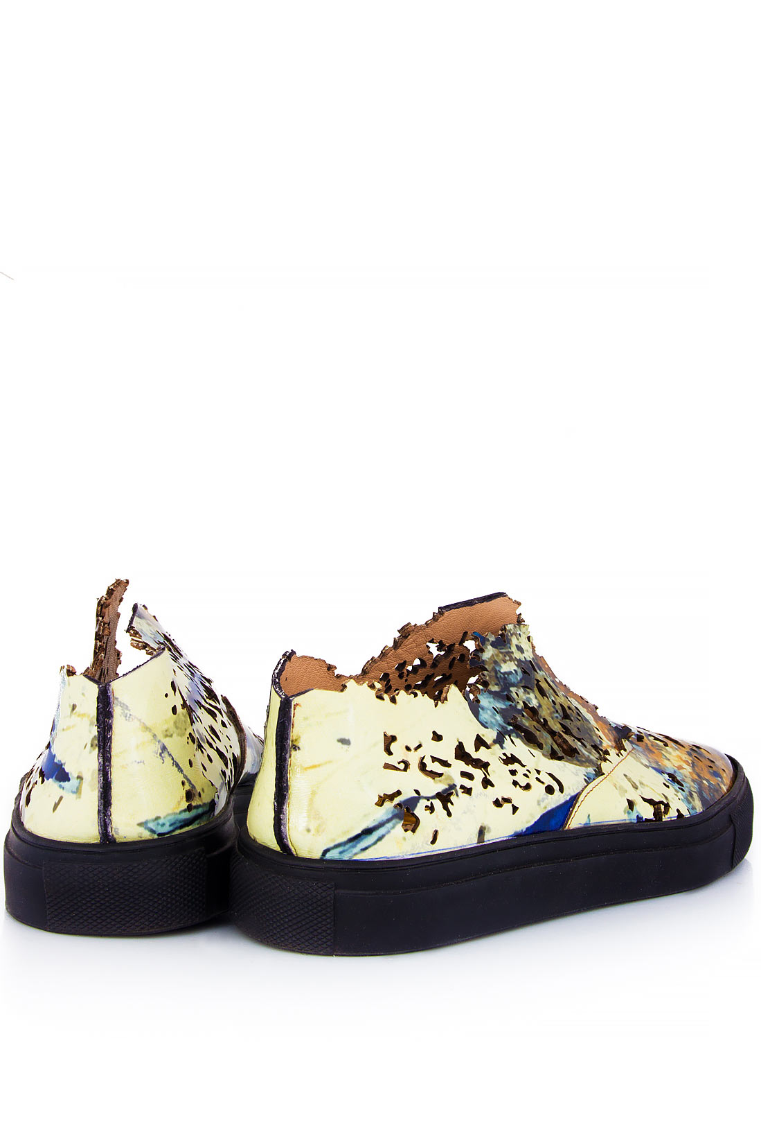 Pantofi din piele imprimata ''Wurtzite'' Bianca Georgescu imagine 2