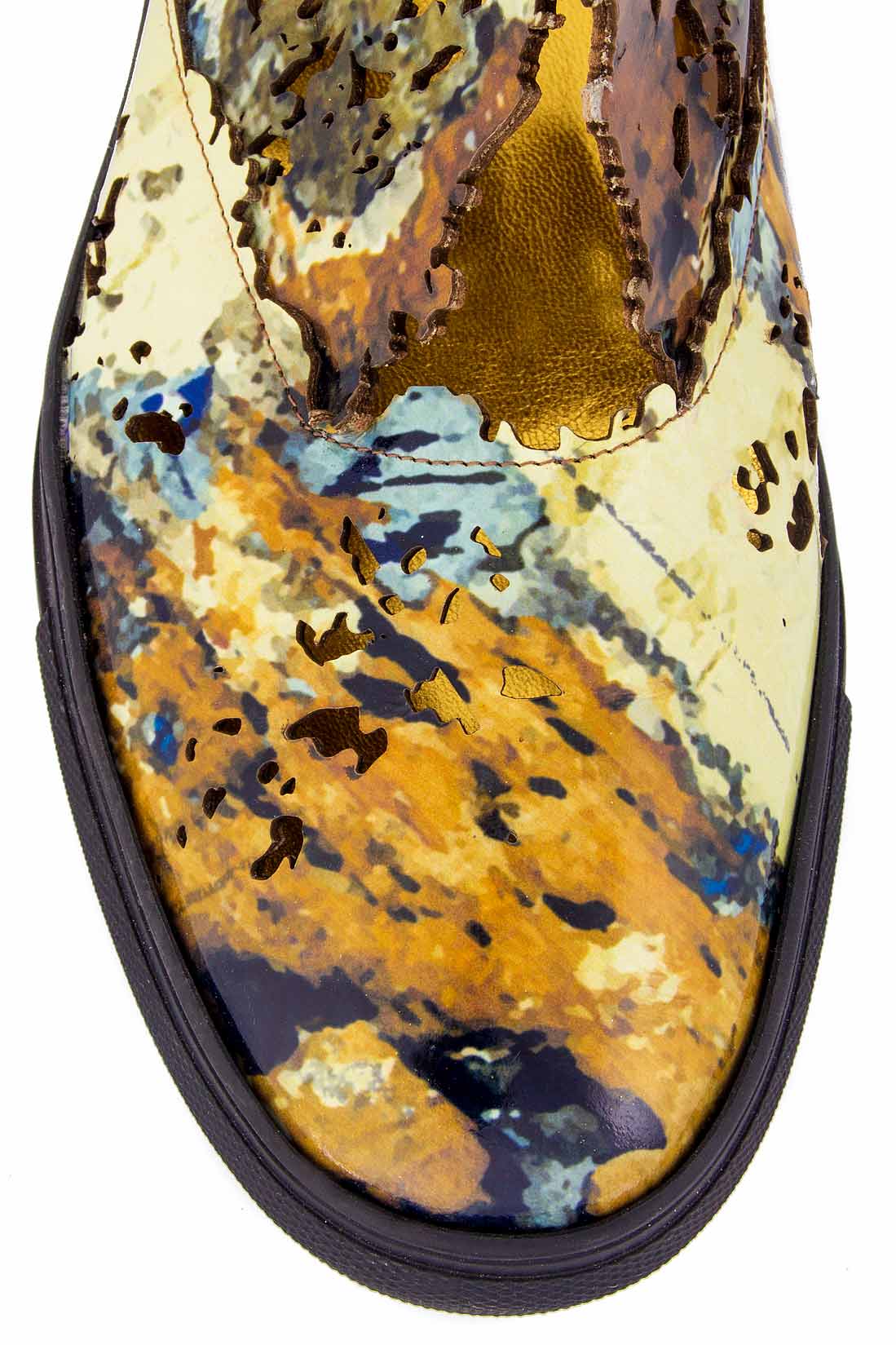 Pantofi din piele imprimata ''Wurtzite'' Bianca Georgescu imagine 3
