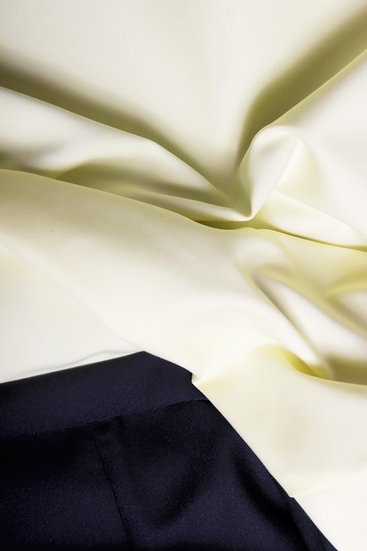 Bluza bicolora cu maneci largi din bumbac Poelle imagine 4