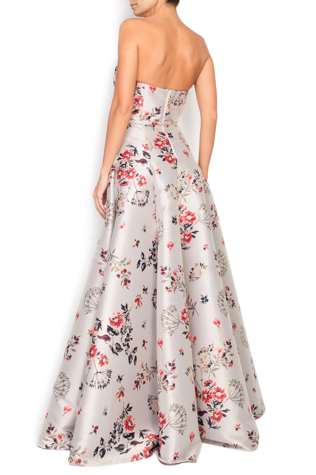 Floral-jacquard maxi dress Elena Perseil image 2
