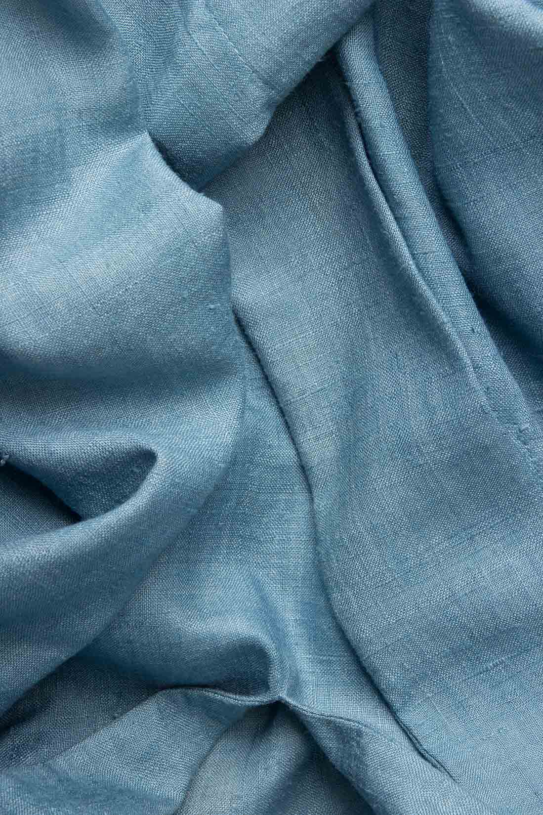 Linen-blend silk midi dress Daniela Barb image 3