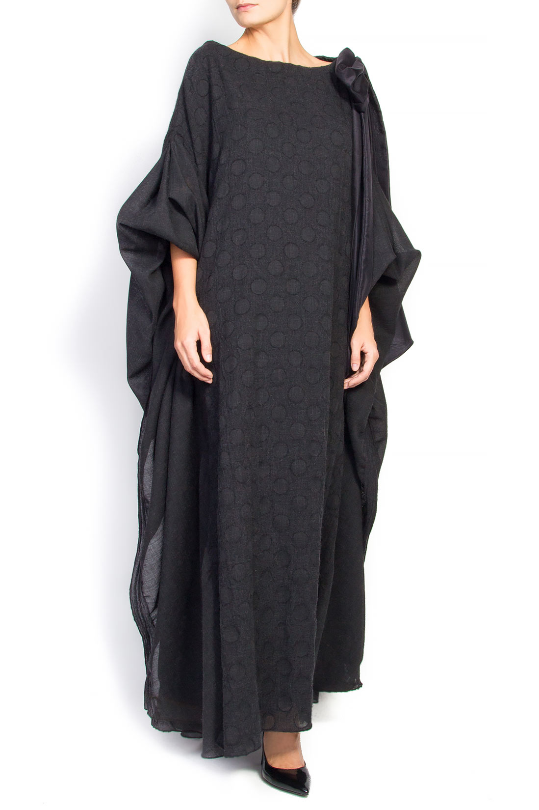 Rochie maxi din lana si matase Daniela Barb imagine 0