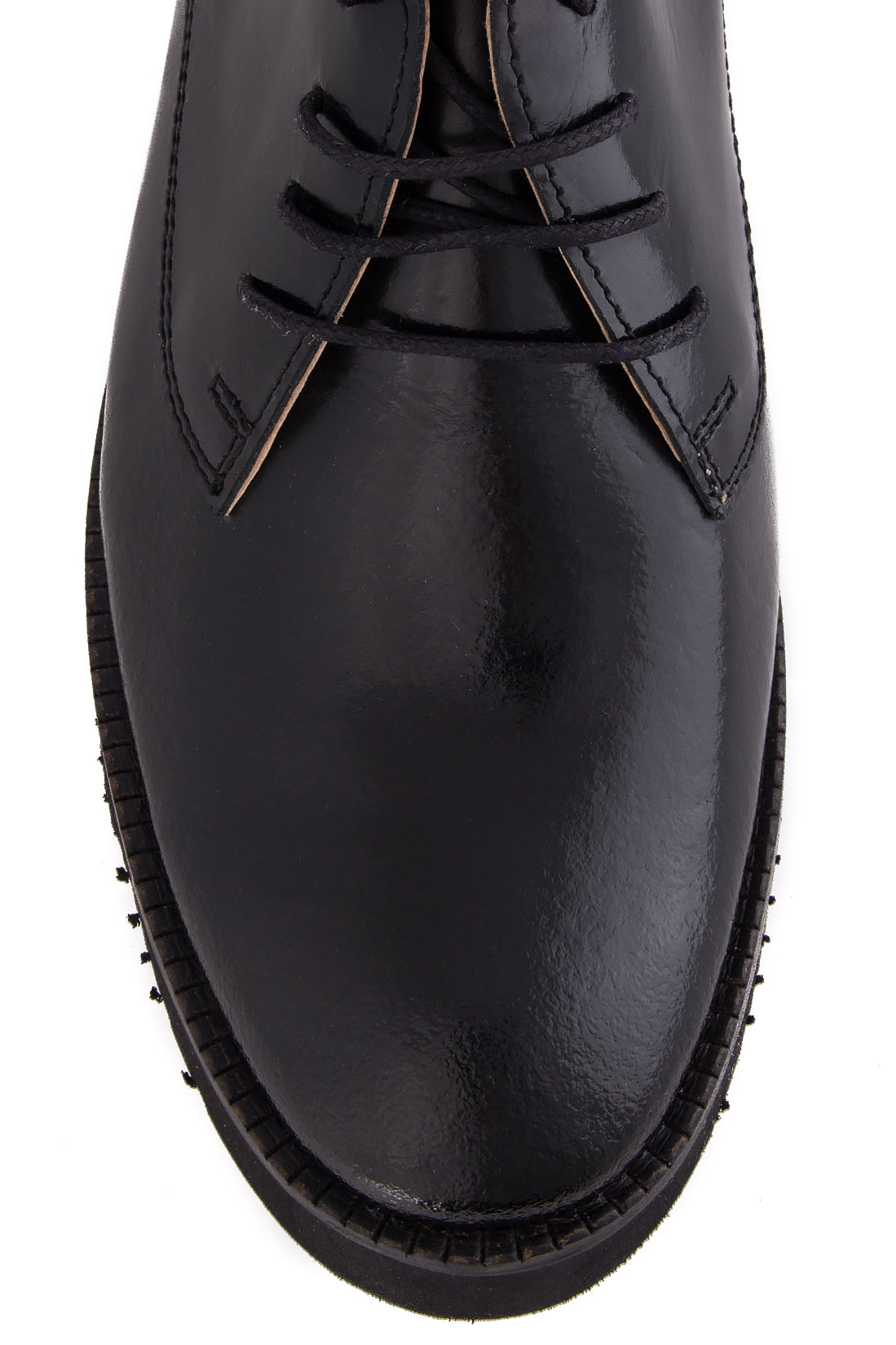 Leather platform loafers Mihaela Gheorghe image 3