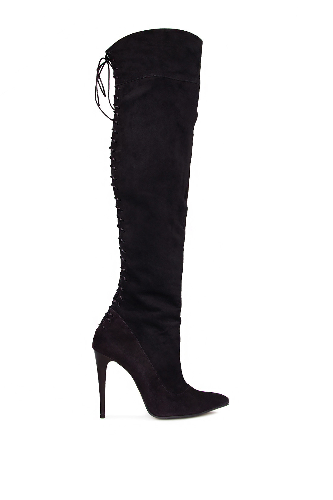 Lace-up suede over-the-knee boots Ana Kaloni image 0
