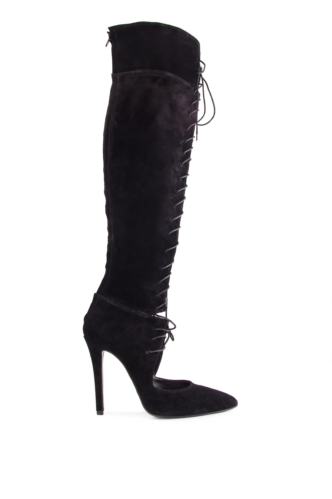 Cutout suede over-the-knee boots Ana Kaloni image 0