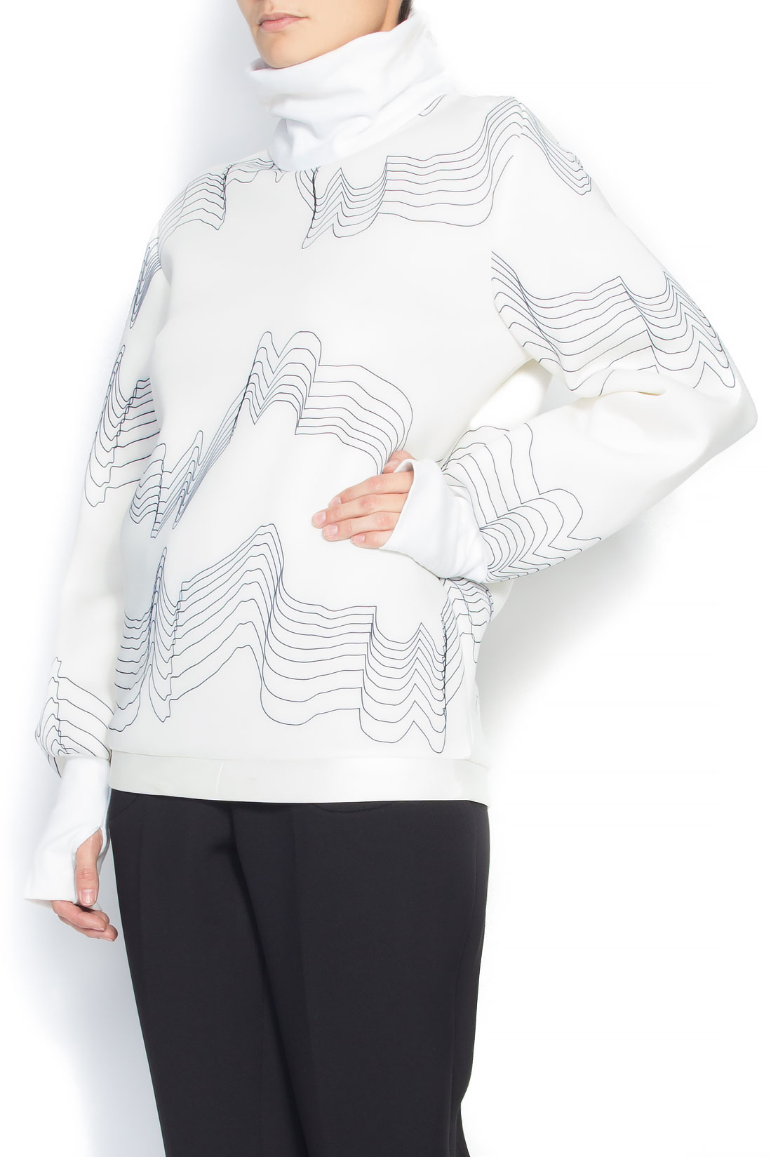 'Twizzle' neoprene sweater Ioana Ciolacu image 2