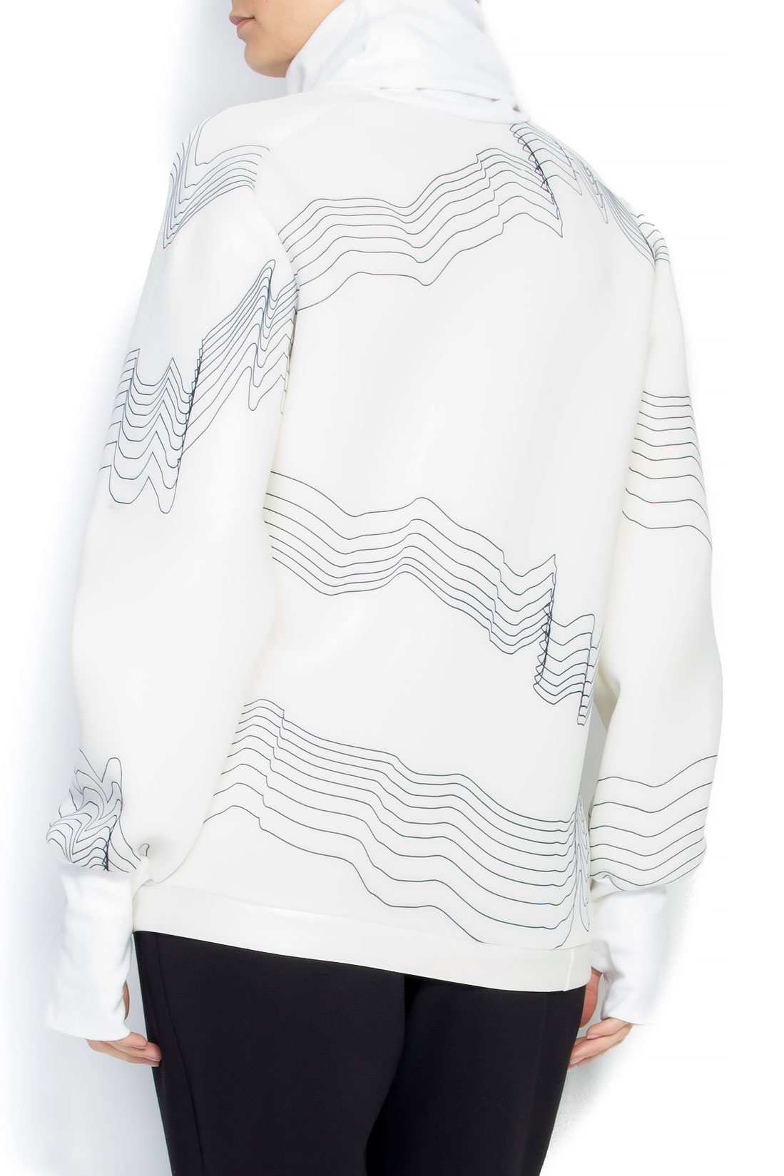 'Twizzle' neoprene sweater Ioana Ciolacu image 3