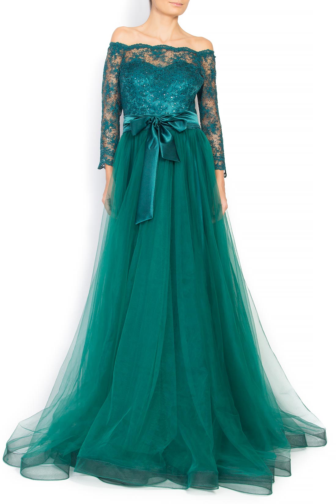 Lace and tulle gown Raffaela Moraru image 0