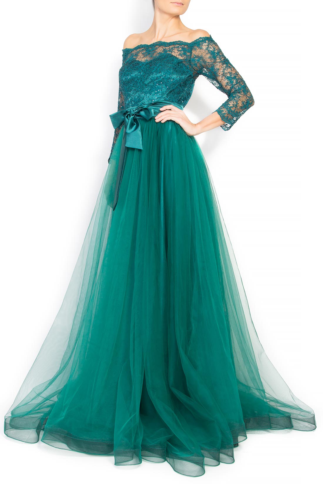 Lace and tulle gown Raffaela Moraru image 1