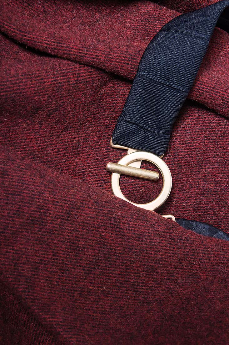 Vesta tip rochie din lana in doua culori ATU Body Couture imagine 3