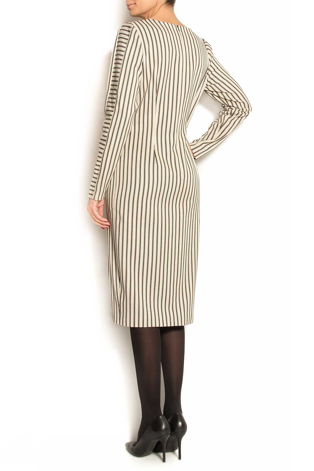 Striped cotton mini dress ATU Body Couture image 2