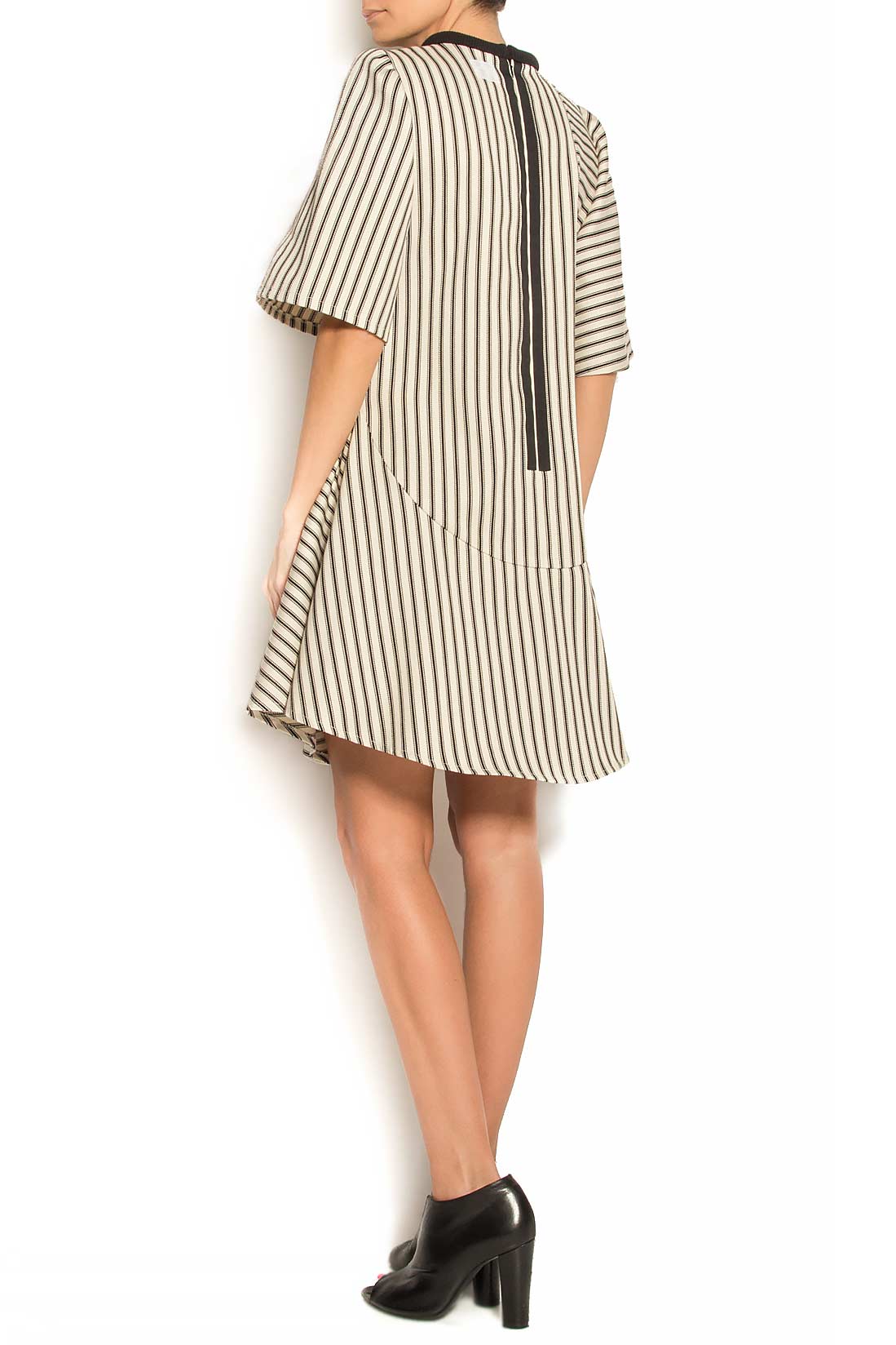 Striped cotton mini dress ATU Body Couture image 2