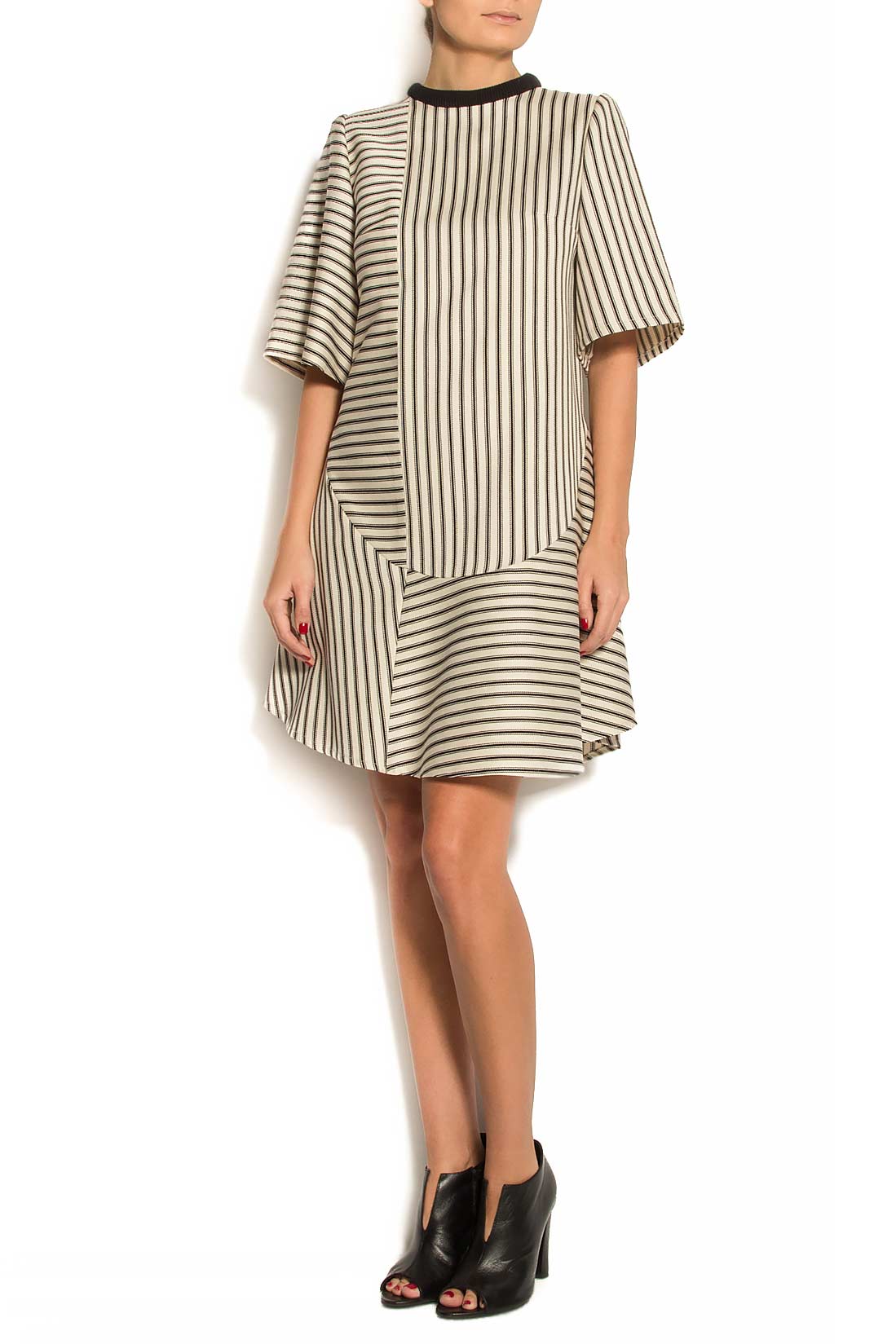 Striped cotton mini dress ATU Body Couture image 0
