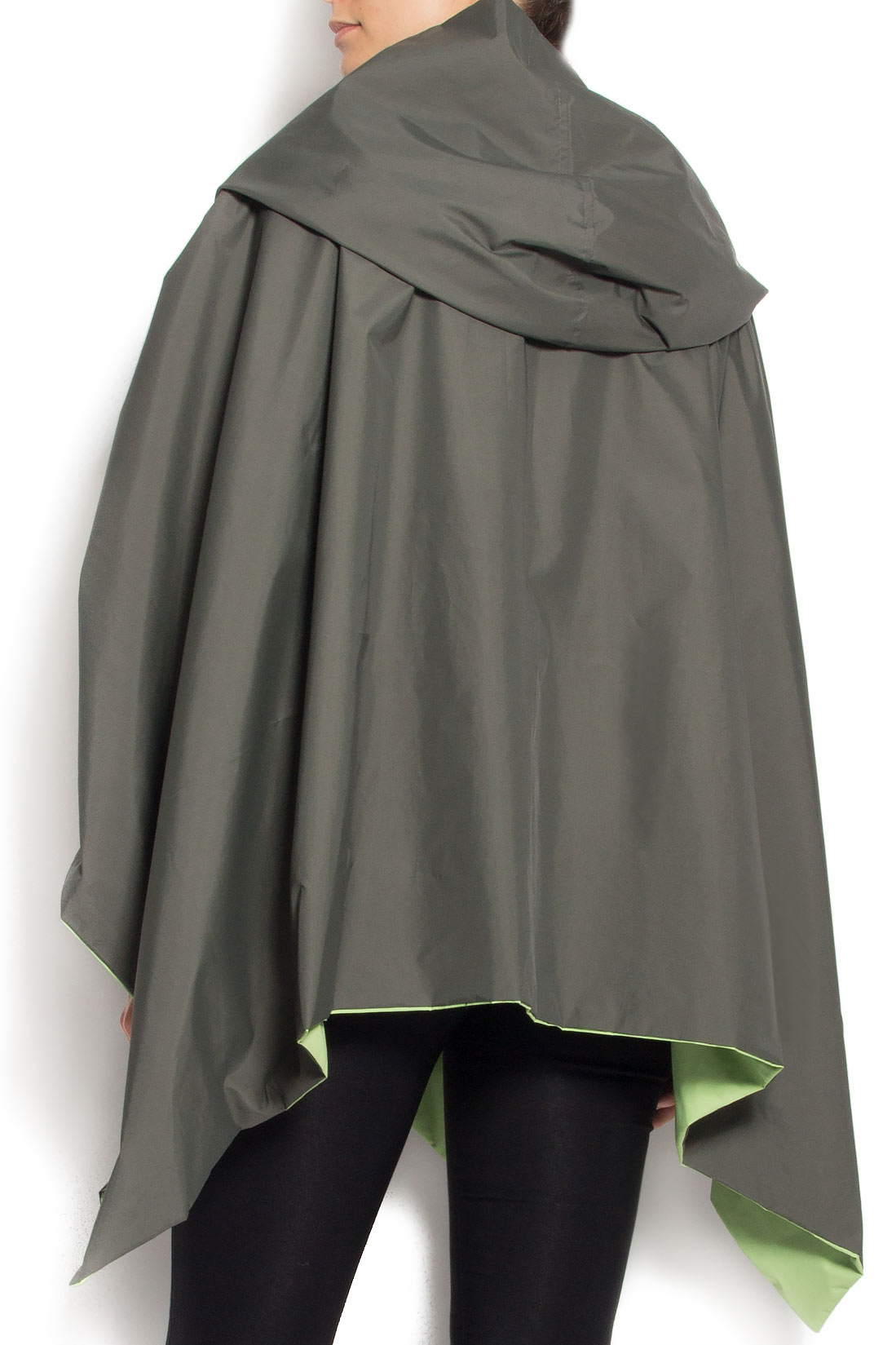 Reversible woven raincoat Karmen Herscovici image 3