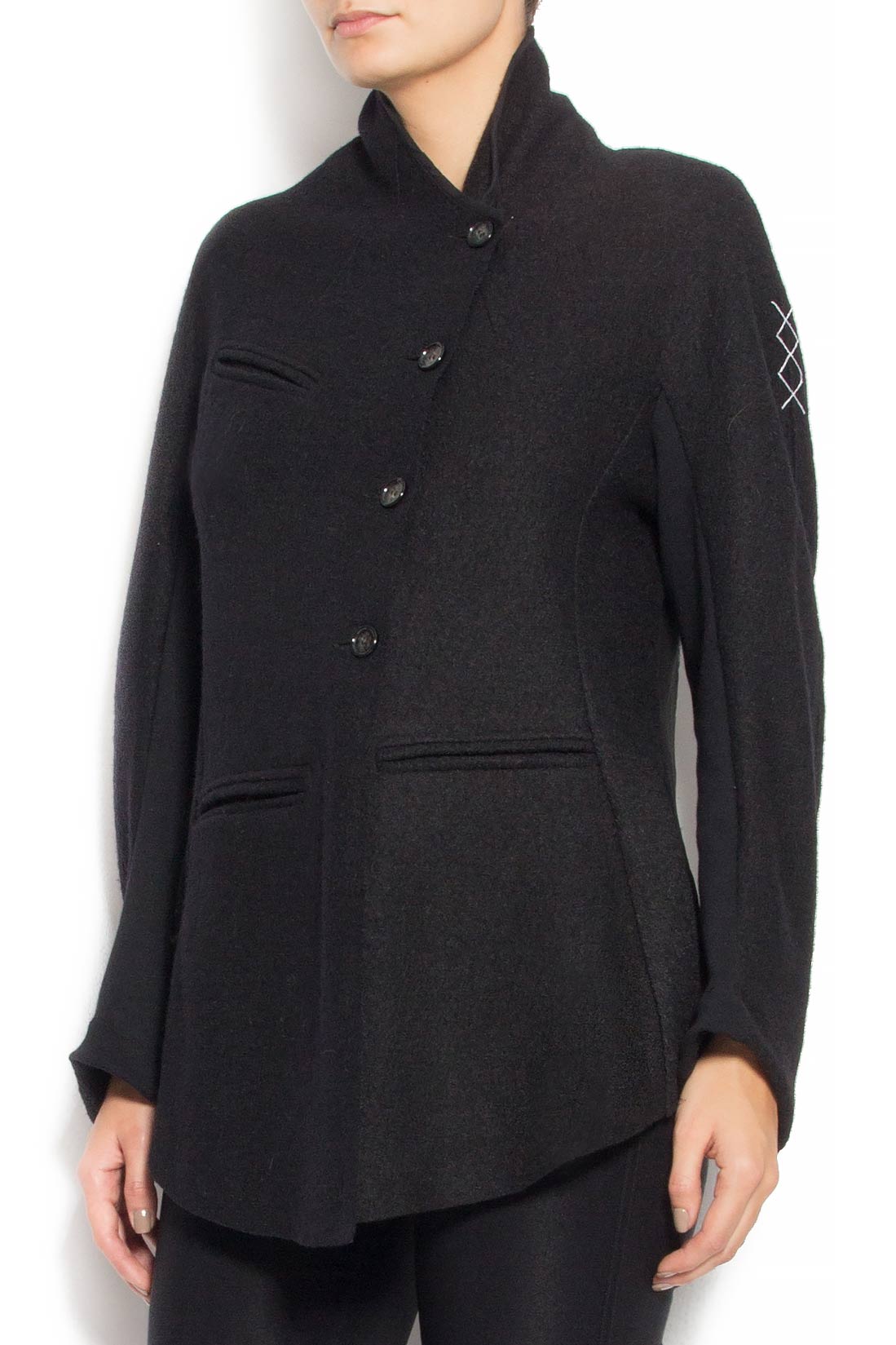 'Divergent Blazer' wool and silk jacket Studio Cabal image 1