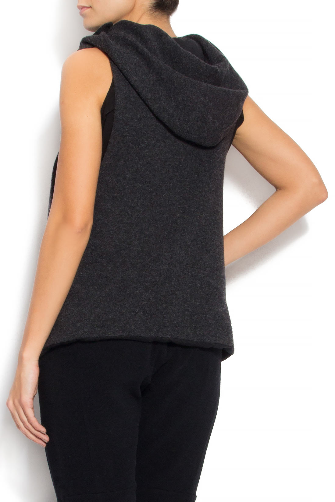 'Messy Vest' double-faced wool-blend vest Studio Cabal image 2