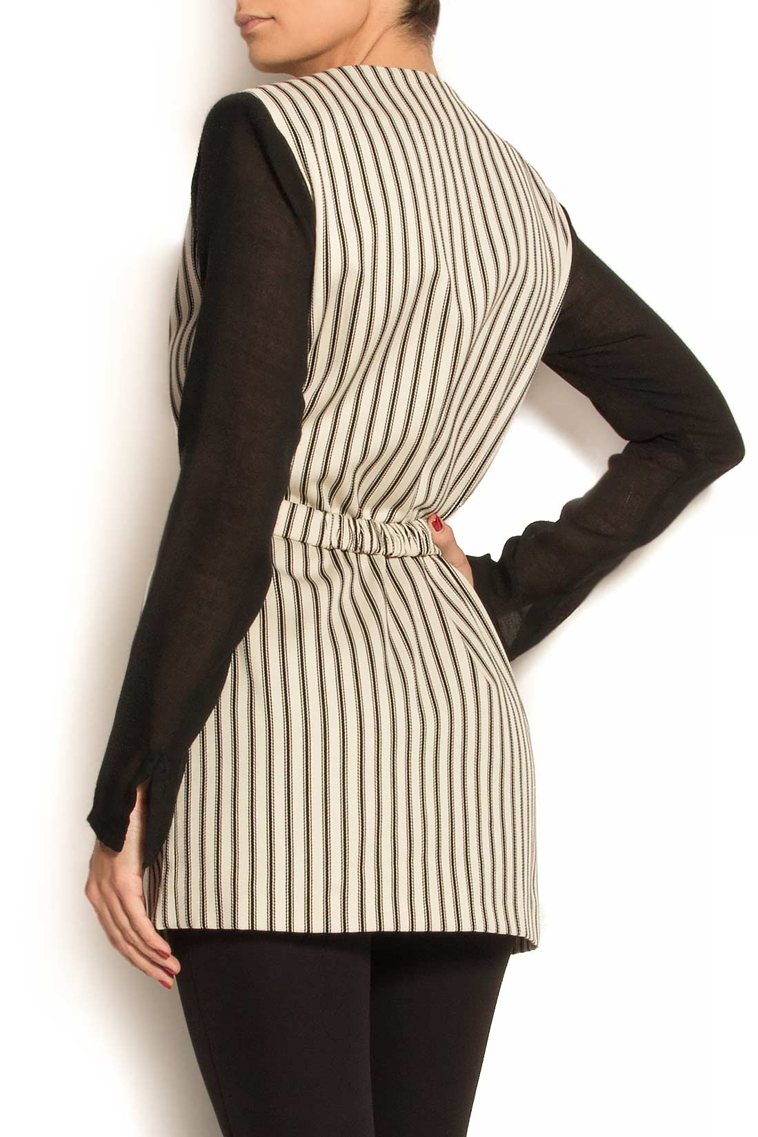 Stripped wool-cotton jacket ATU Body Couture image 3