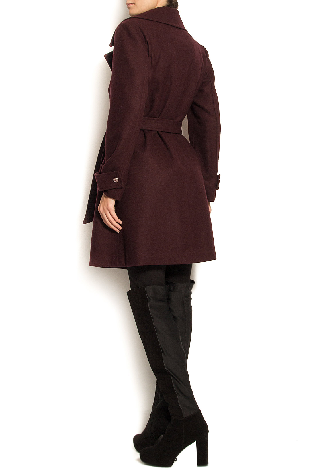 Palton din lana Raffaela Moraru imagine 2