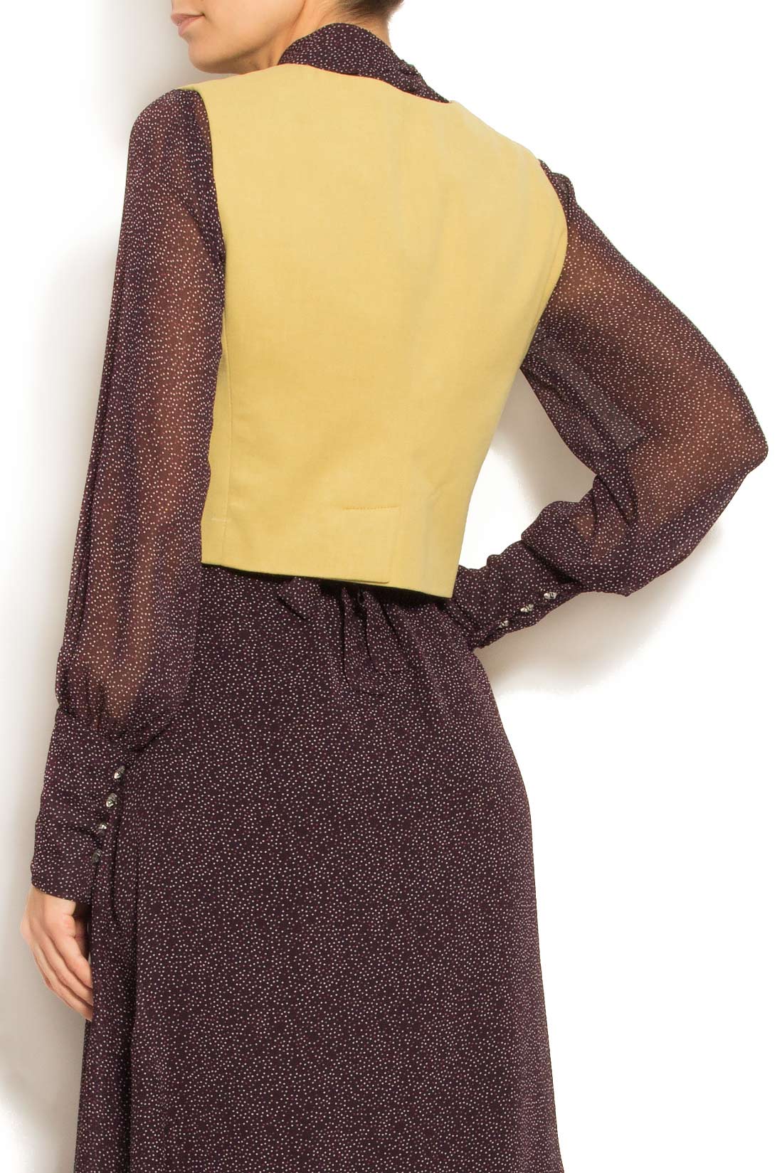 Cashmere and cotton-blend vest Lena Criveanu image 2