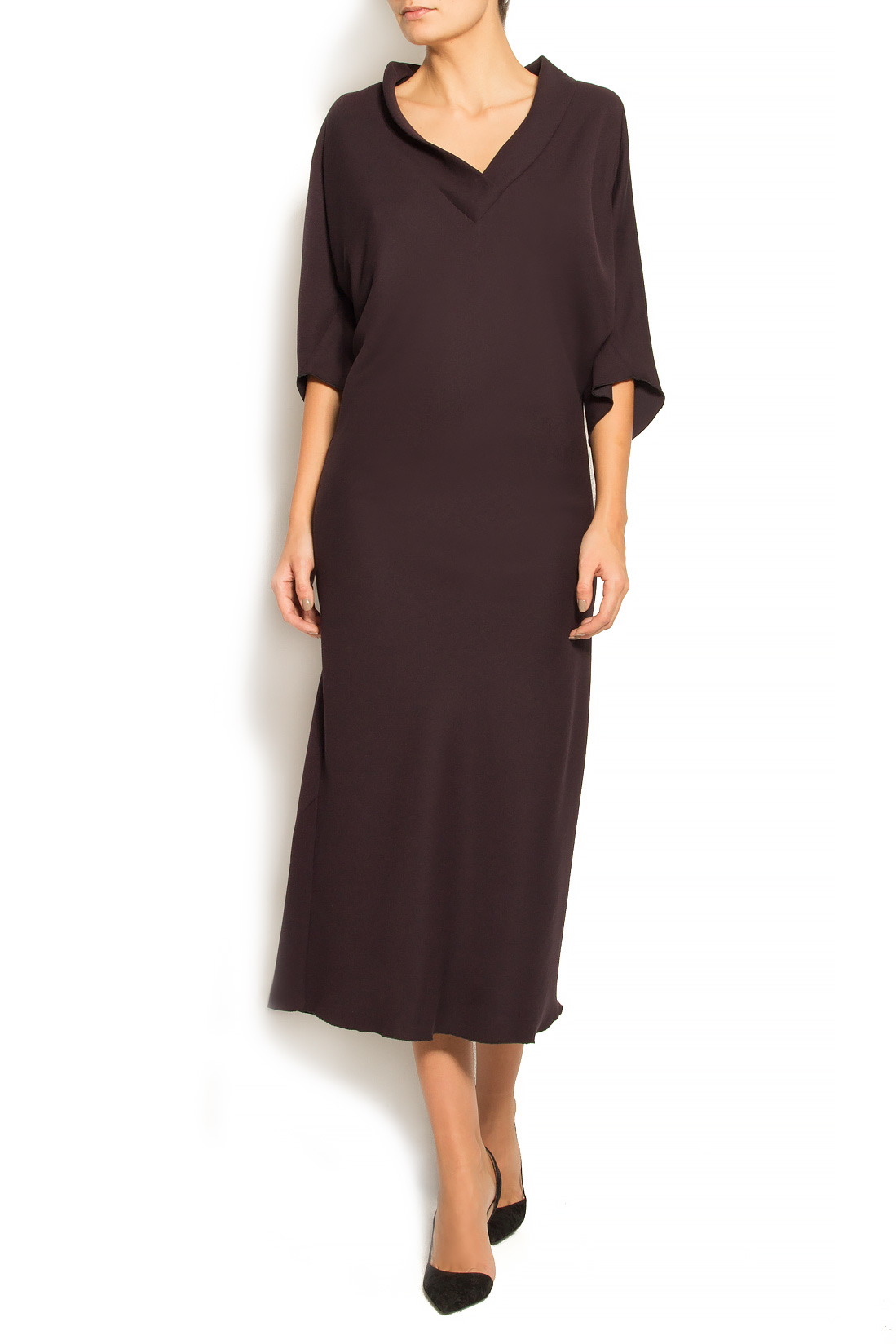 فستان من مزيج القطن و الصوف لينا كريفانو image 0