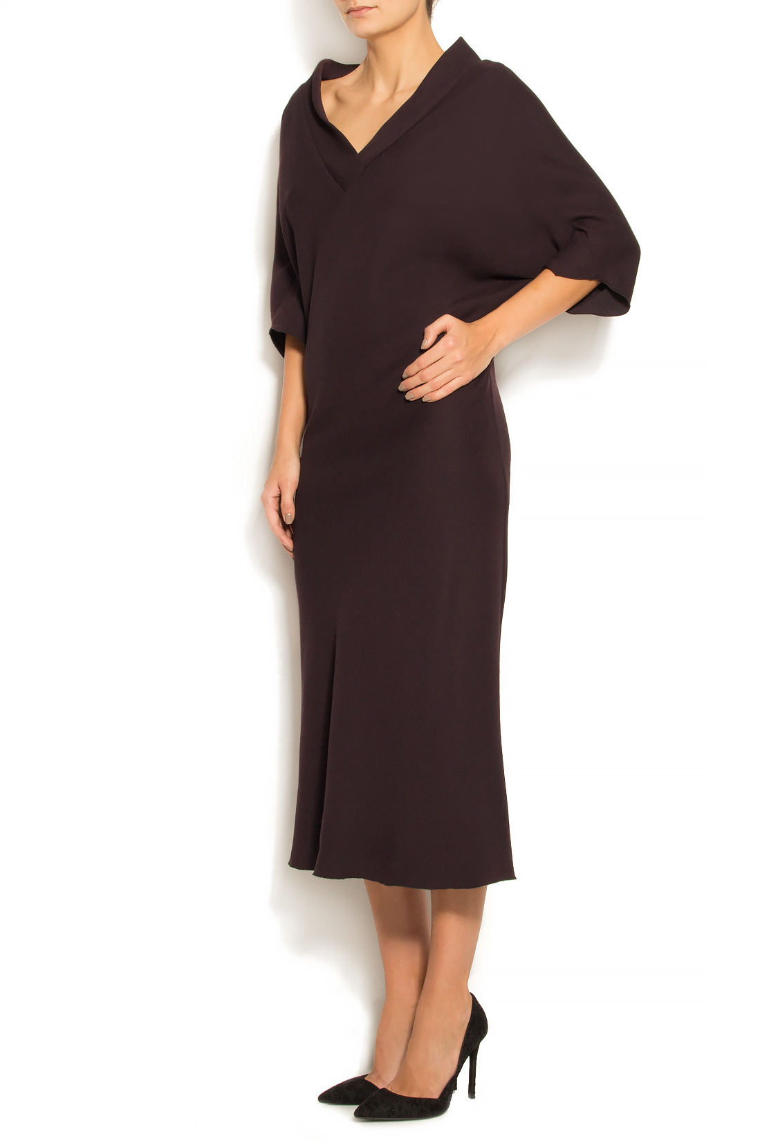 فستان من مزيج القطن و الصوف لينا كريفانو image 1