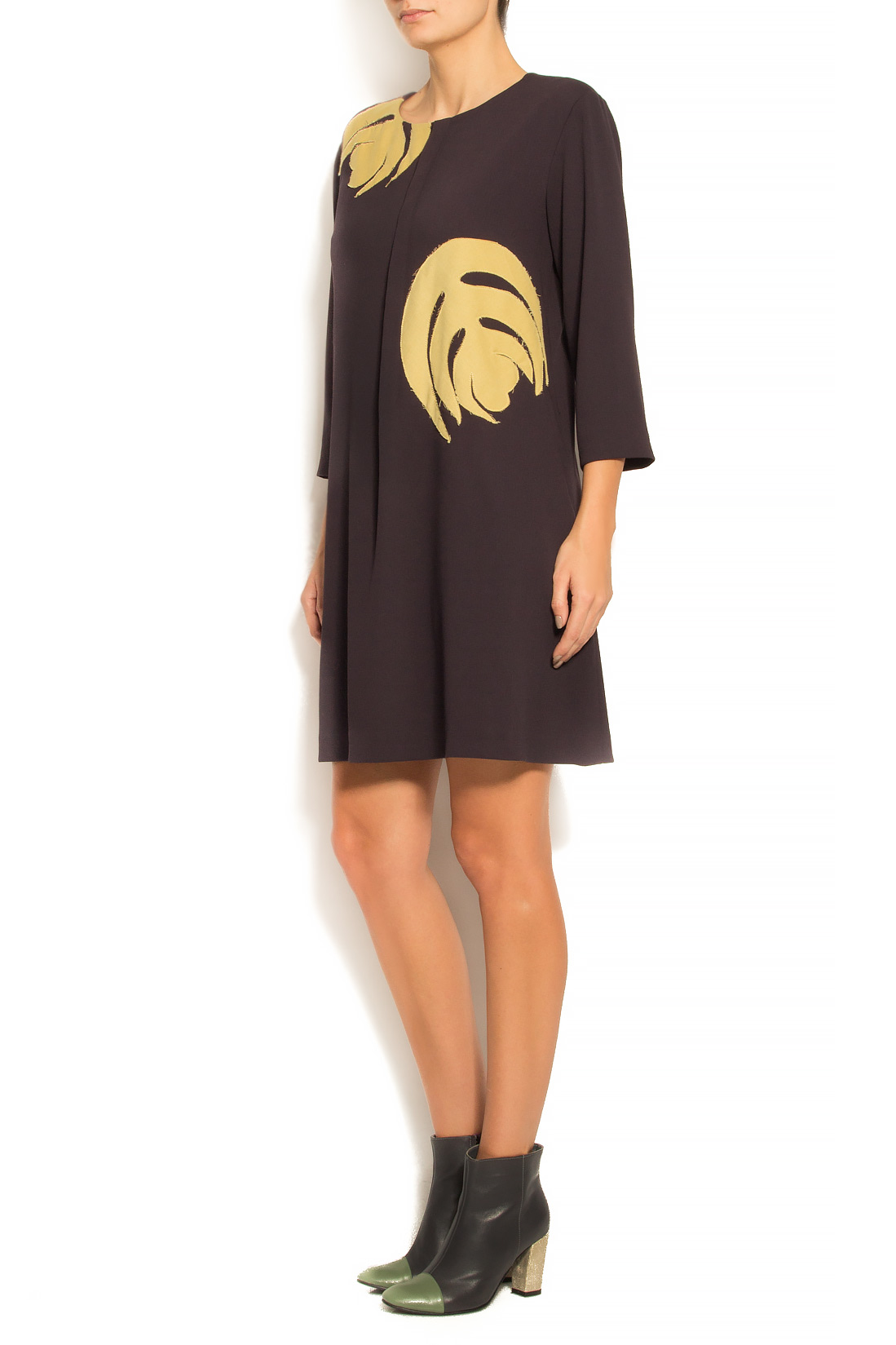 فستان من مزيج القطن و الصوف لينا كريفانو image 1