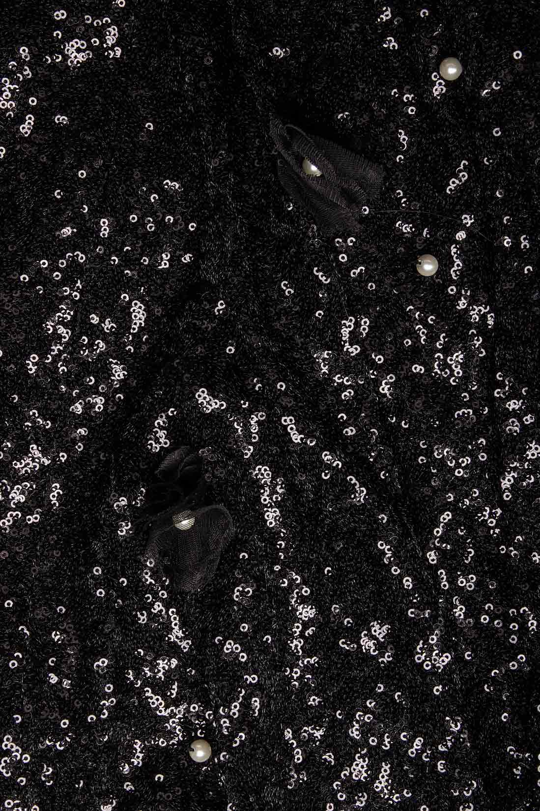 Rochie maxi cu paiete si aplicatii din perle Raffaela Moraru imagine 3