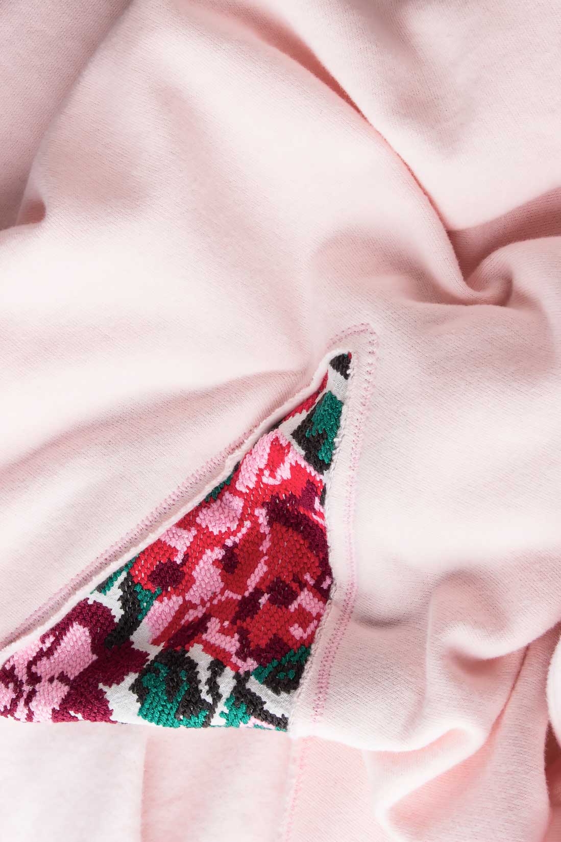 Asymetric embroidered cotton sweatshirt Izabela Mandoiu image 3