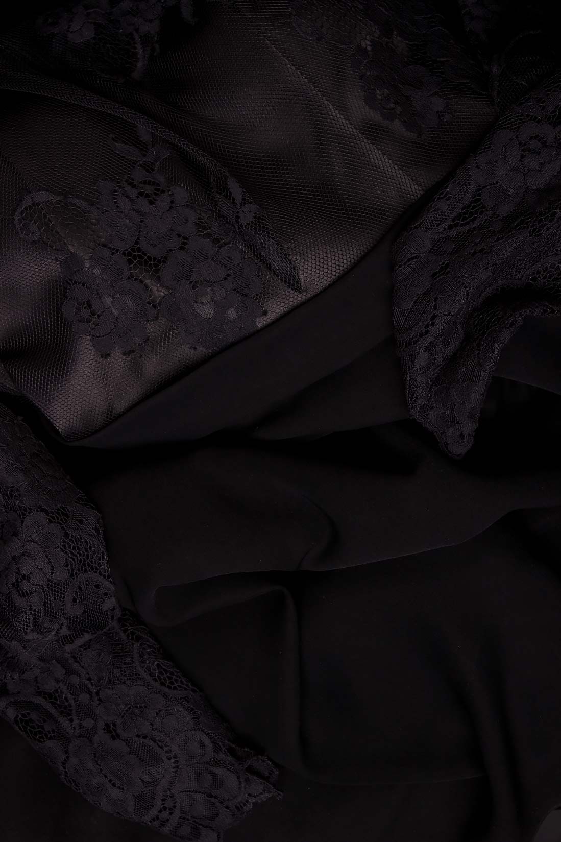 Robe longue ornée de dentelle et cristaux  Raffaela Moraru image 3