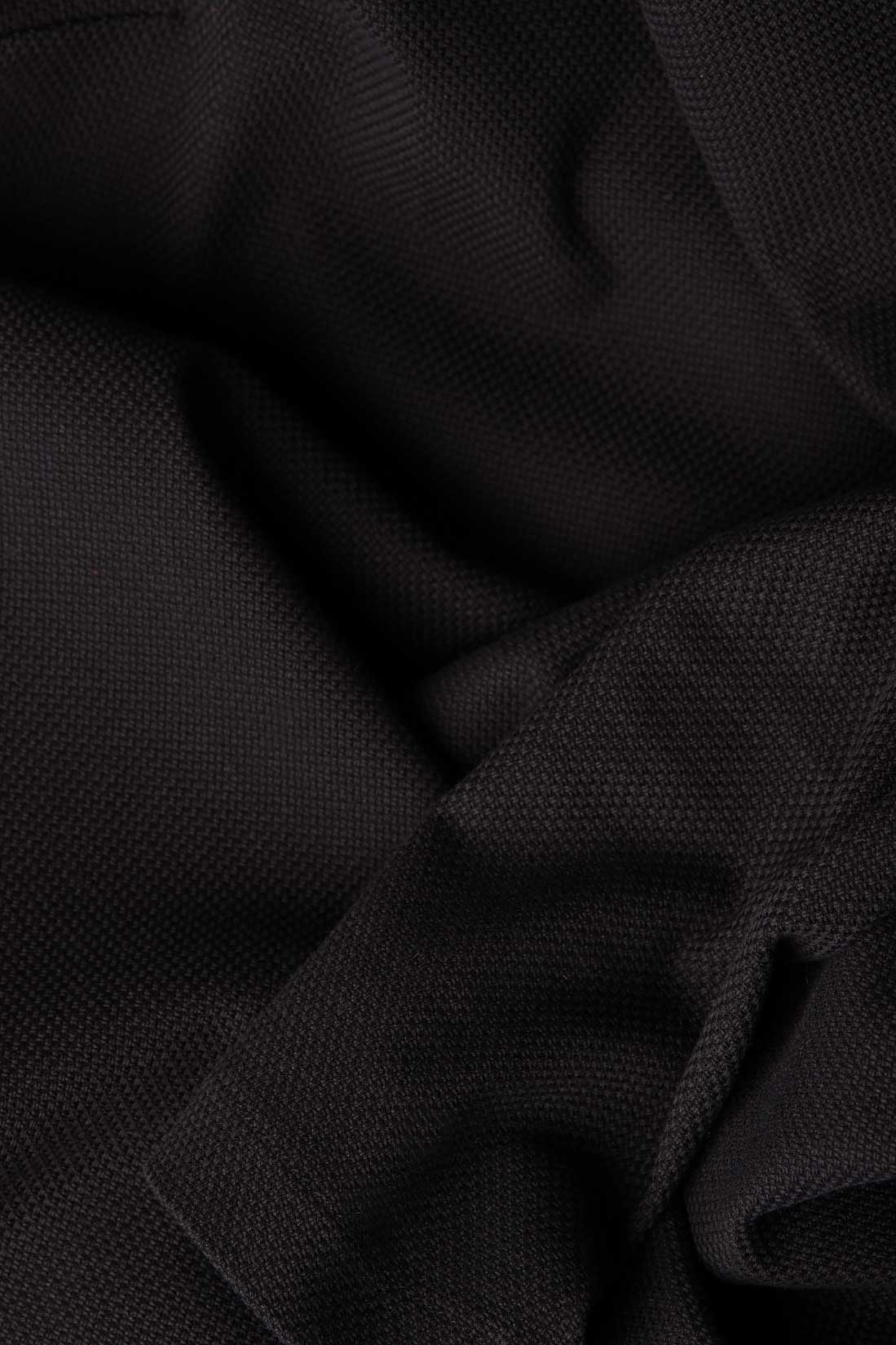 Cotton turtleneck dress Framboise image 3